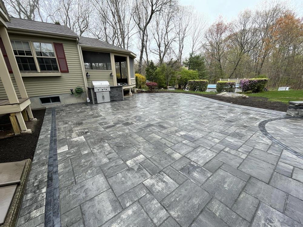 Lincoln, RI patio view